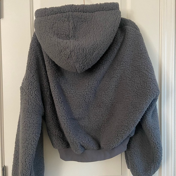 POPFLEX Charcoal Sherpa Jacket - Picture 3 of 3